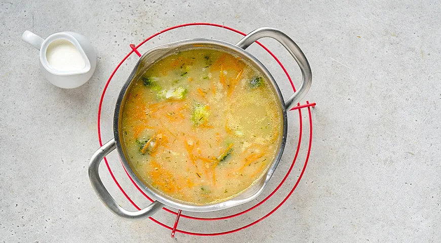 Сливочный суп с брокколи