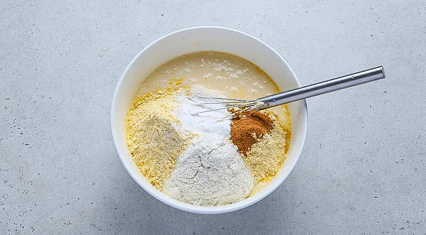 Кукурузные вафли с голубикой