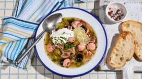 Солянка в казане