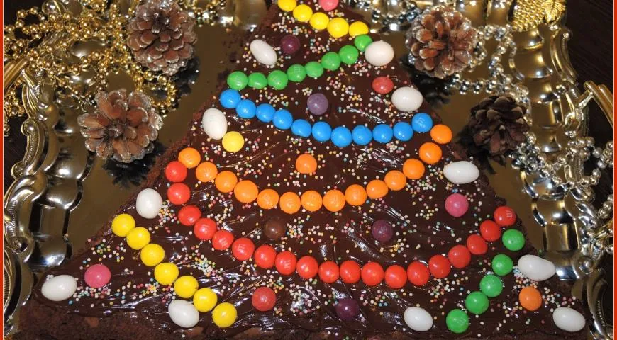 Новогодний торт «Ёлка»