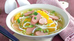 Простые рецепты с фруктами и лапшой рисовой