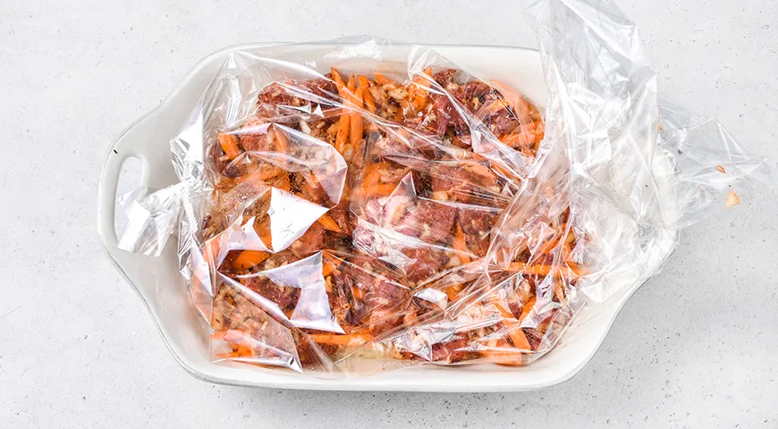 Плов в рукаве для запекания