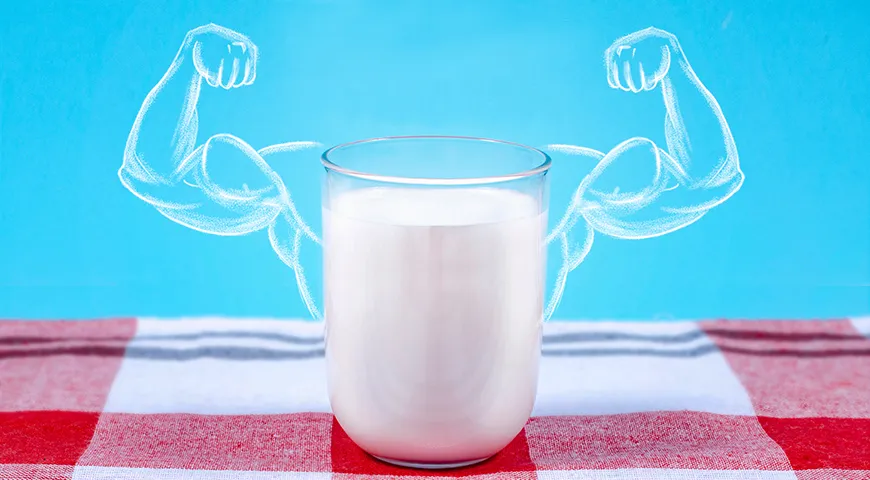 Включая молоко в рацион, спортсмены получают белок, помогая организму быстрее восстанавливаться и наращивать мышечную массу