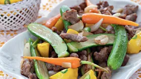 Рецепты с патиссоном и мясом