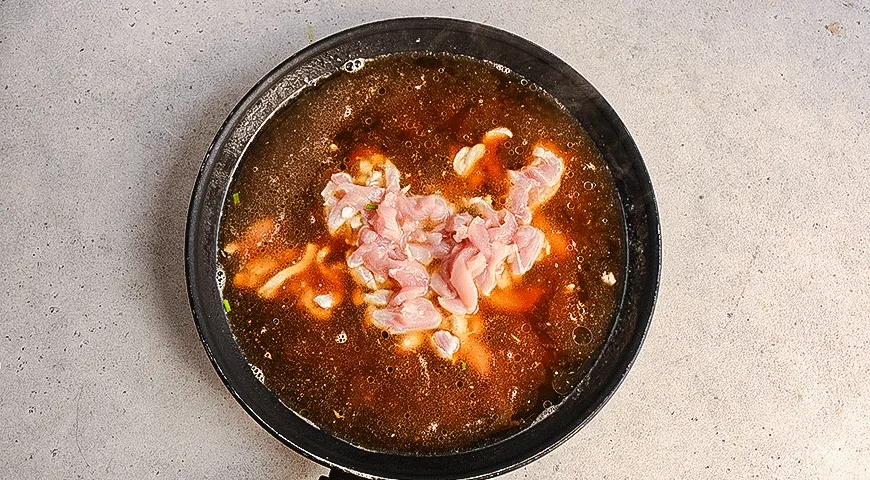 Рамен с курицей