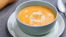 Тыквенный суп-пюре с молоком