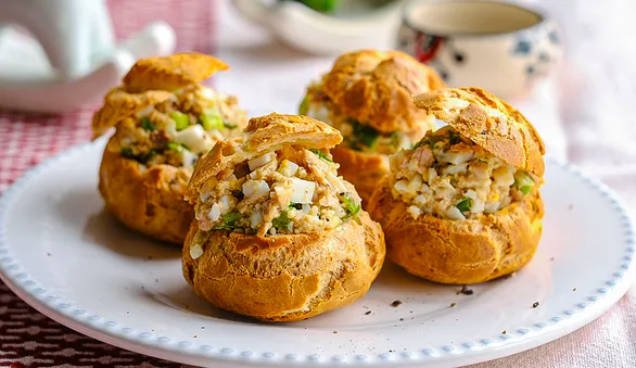 Закуска с печенью трески и яйцами «Кукуль»