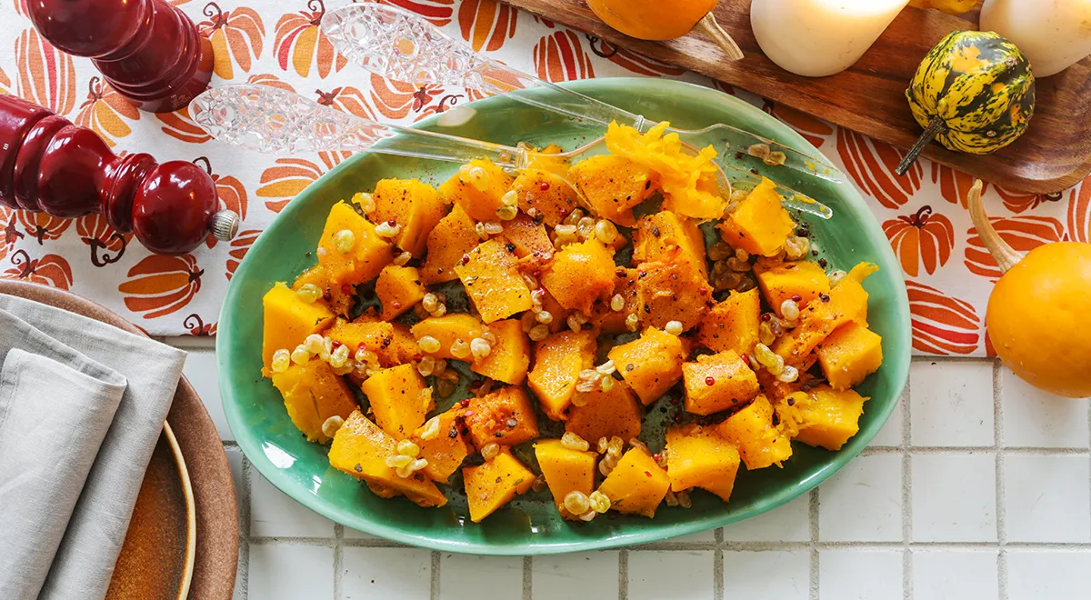 Пряная печеная тыква