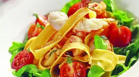 Рецепты с рыбой, томатами и макаронами