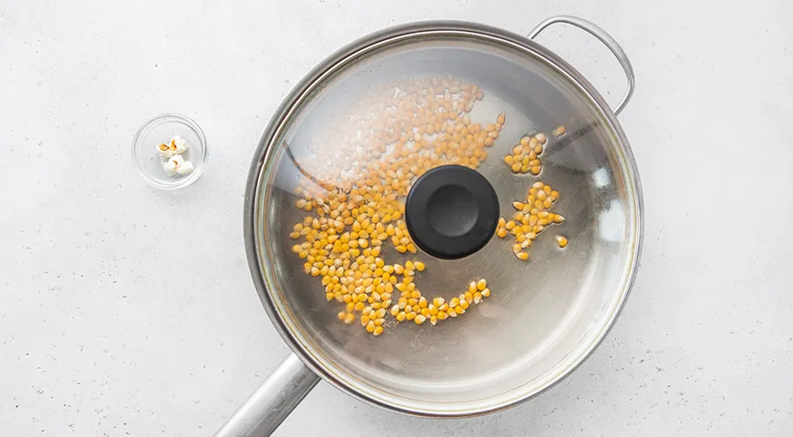 Домашний попкорн на сковороде