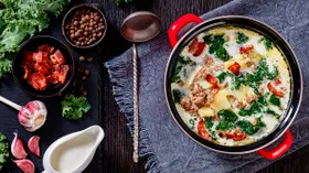 Тосканский суп с фаршем