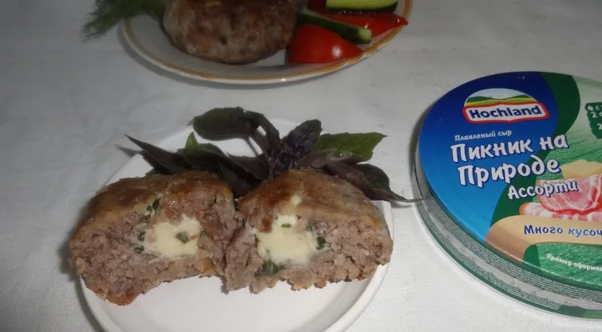 Рецепт котлет с плавленым сыром "Ассорти"