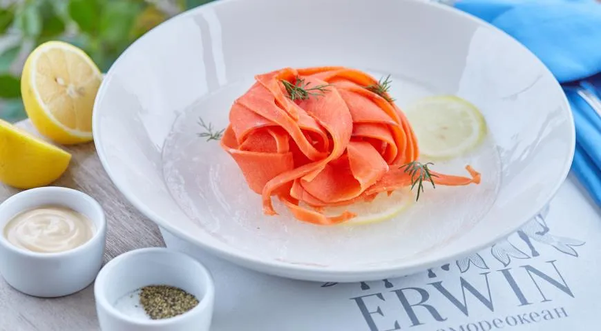 Рецепт строганины из нерки