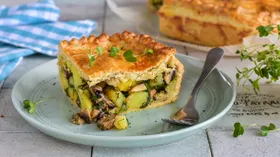 Рецепты с мукой пшеничной, яйцом куриным и шампиньонами