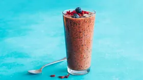 Рецепты на обед с молоком миндальным и фруктами