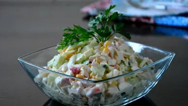 Салат из капусты и моркови с уксусом как в столовой. Рецепт свежего капустного салата