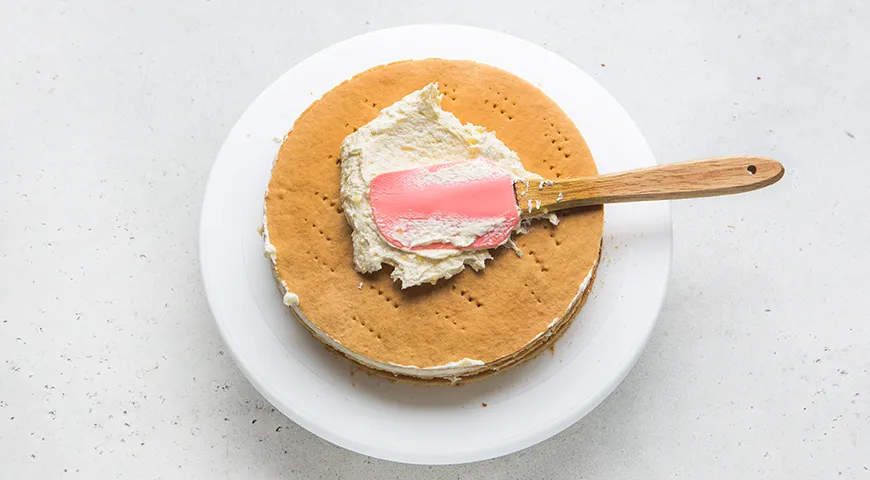 Медовик с бананом