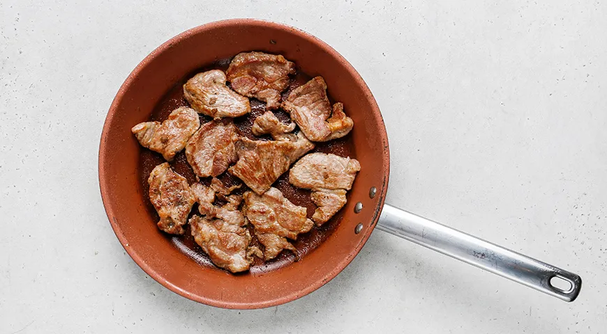 Цветная капуста со свининой