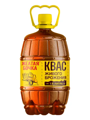 Квас «Желтая Бочка» 1.5 л