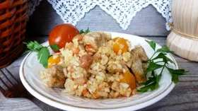Рецепты с овощами, мясом и изюмом