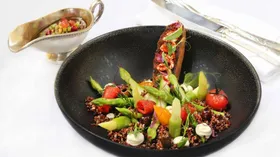 Рецепты с фруктами, крупой и оливками