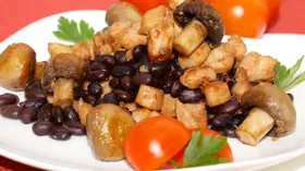 Простые рецепты с индейкой и бобами