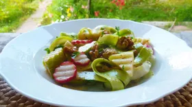 Простые рецепты с овощами и маслом грецкого ореха