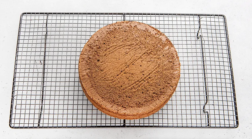 Шоколадные коржи для торта