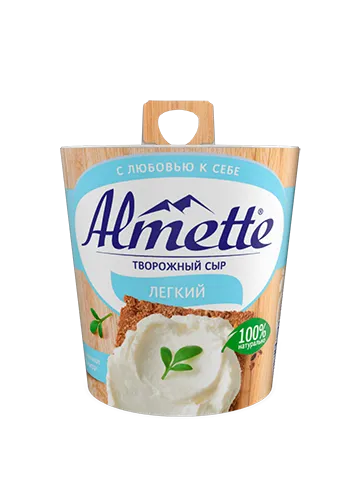 ALMETTE Сыр творож легкий 53% 150г пл/ст
