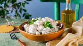 Цветная капуста в сметанном соусе