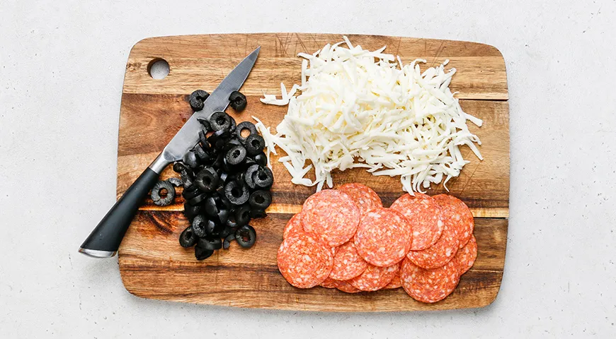 Многослойная пицца-торт