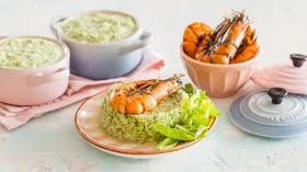 Запеканка с креветками