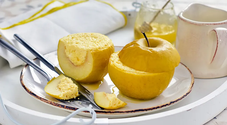 Печеные яблоки с творогом - пошаговый рецепт с фото на luchistii-sudak.ru