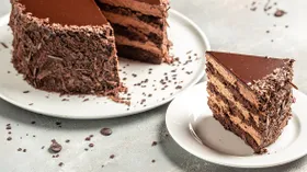 Торт «Прага» со сметаной