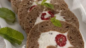 Рецепты с мукой, шоколадом и малиной