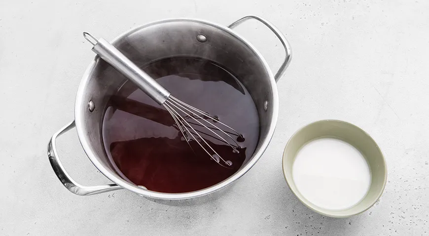 Кисель из вишневого варенья