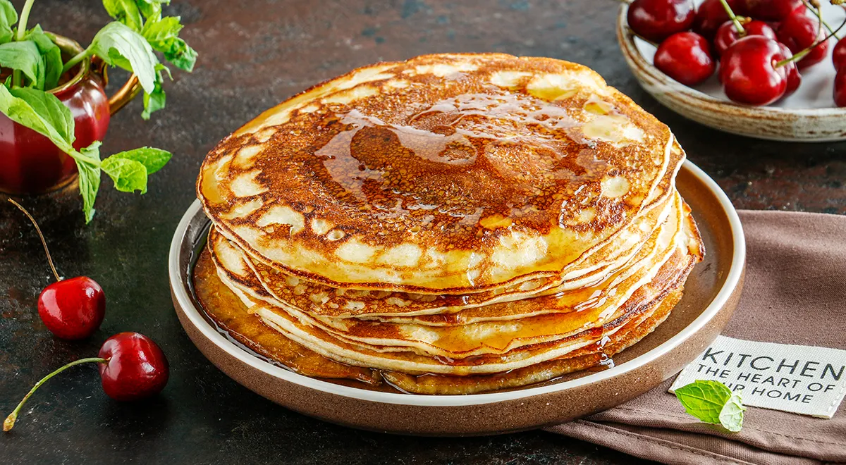 Рецепт блинов из пшеничной цельнозерновой муки на кефире