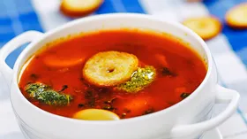 Зимний вегетарианский суп 