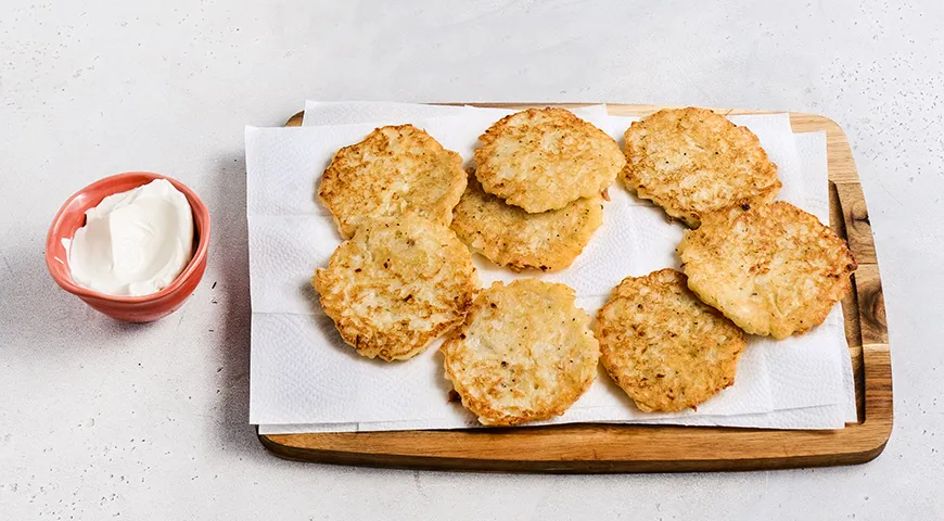 Луковые оладьи