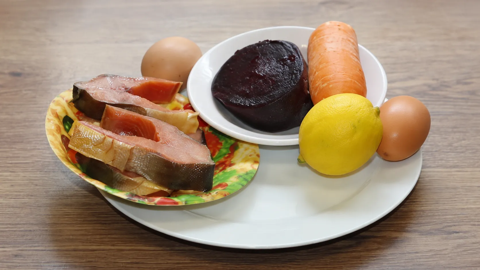 Паштет из горбуши с сыром и овощами