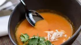 Сырный суп с морепродуктами от ресторана Latinos
