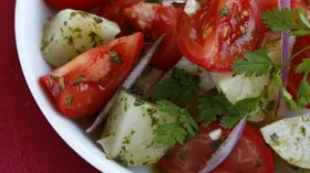 Картофельный салат — учимся готовить с Наташей Скворцовой