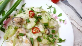 Рецепты с овощами, молочной продукцией и мидиями