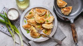 Вареники с сливочным маслом