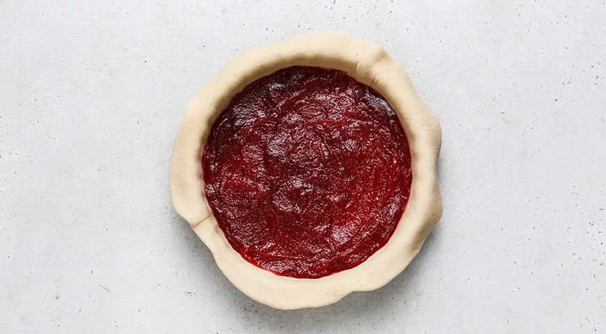 Открытый пирог с повидлом «Мамин»