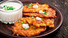Драники с грецким орехом