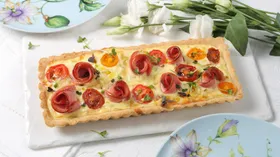 Рецепты с луком пореем и черри