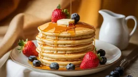 Панкейки на ряженке