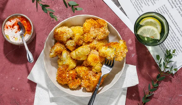 Цветная капуста в сухарях в духовке