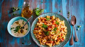 Рецепты с овощами, молочной продукцией и пенне